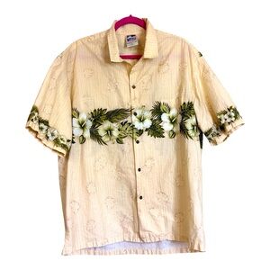 Vintage Hawaiian Togs Shirt Men 2XL Surf Hibiscus Tropical Floral Beach Boho EUC